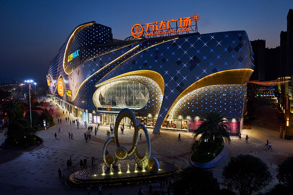桂林高新万达广场夜景照明设计